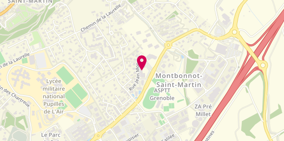 Plan de Credit Agricole Mutuel Sud Rhone Al, 1323 avenue de l'Europe, 38330 Montbonnot-Saint-Martin