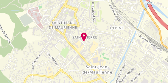 Plan de Caisse d'Epargne St Jean de Maurienne, 135 avenue Aristide Briand, 73300 Saint-Jean-de-Maurienne