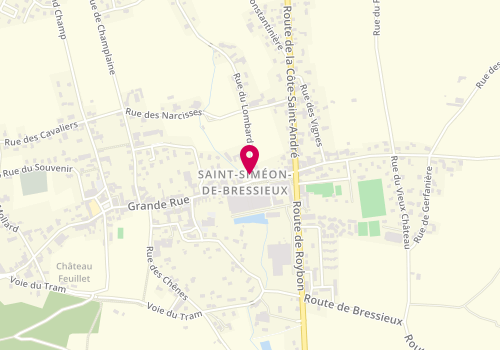 Plan de Credit Agricole Mutuel Sud Rhone Al, 154 Grande Rue, 38870 Saint-Siméon-de-Bressieux