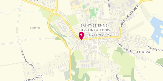 Plan de Bureau 334, Route de Saint-Marcellin, 38590 Saint-Étienne-de-Saint-Geoirs
