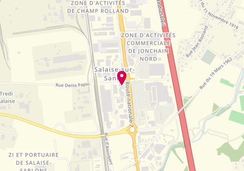 Plan de Groupama, 5 Rue Daniel Balavoine, 38150 Salaise-sur-Sanne