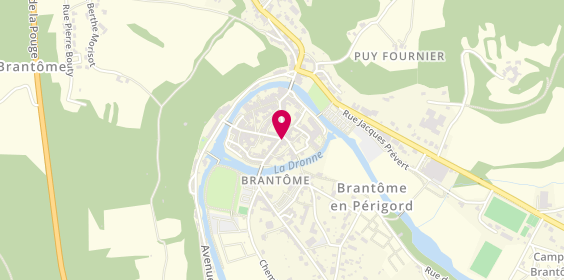 Plan de Agence Brantome, 26 Rue Gambetta, 24310 Brantôme-en-Périgord