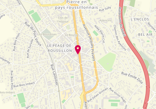 Plan de LCL, 71 Rue de la République, 38550 Le Péage-de-Roussillon