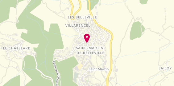 Plan de Crédit Agricole des Savoies, Chef Lieu, 73440 Les Belleville