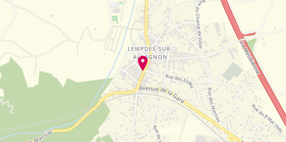 Plan de Crédit Agricole Loire Haute-Loire, 14 Rue Léonce Lagarde, 43410 Lempdes-sur-Allagnon