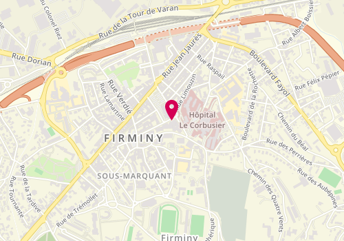 Plan de Groupama, 2 Rue Benoît Frachon, 42700 Firminy