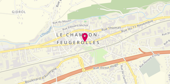 Plan de Sg, 3 Rue Gambetta, 42500 Le Chambon-Feugerolles