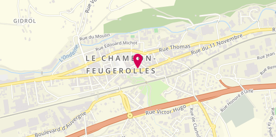 Plan de Cic, 7 Rue Gambetta, 42500 Le Chambon-Feugerolles