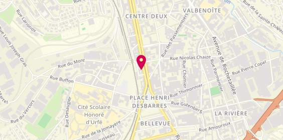 Plan de LCL, 86 Rue des Docteurs Charcot, 42100 Saint-Étienne