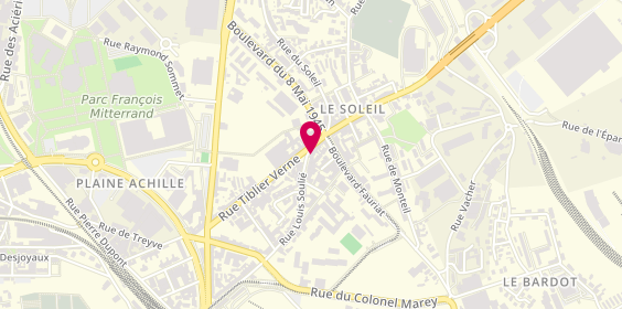 Plan de St Etienne le Soleil, 50 Rue Louis Soulié, 42000 Saint-Étienne