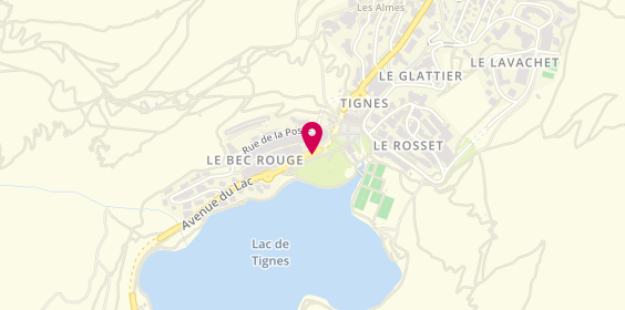 Plan de Crédit Agricole des Savoie, Place du Lac, 73320 Tignes