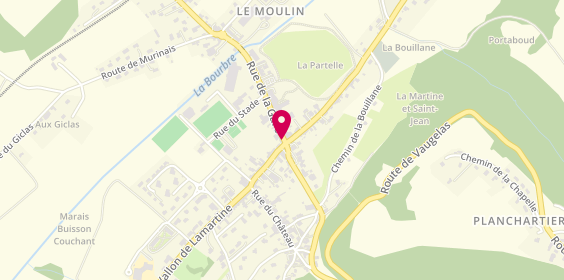 Plan de Credit Agricole Mutuel Sud Rhone Al, 16 Rue Carnot, 38730 Val-de-Virieu