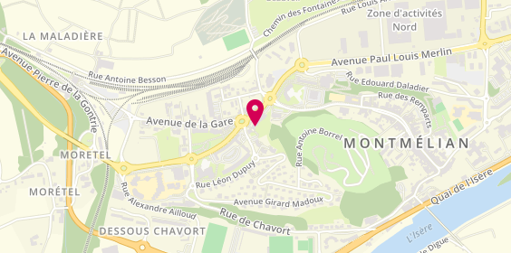 Plan de Caisse de Crédit Mutuelle COMBE DE SAVOI, Imm.le Comte Rouge
246 Avenue de Savoie, 73800 Montmélian