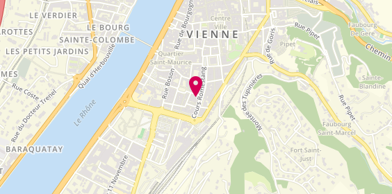 Plan de CIC - Lyonnaise de Banque, 48 Boulevard de la République, 38200 Vienne