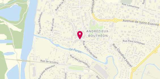 Plan de BNP Paribas, Place Forez 2 Fabrique, 42160 Andrézieux-Bouthéon
