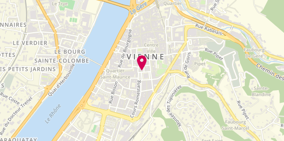 Plan de Banque Populaire Auvergne Rhône Alpes, 8 place de Miremont, 38200 Vienne