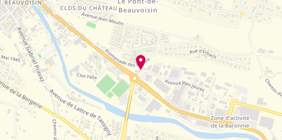 Plan de Cm Pont de Beauvoisin, 63 avenue Jean Jaures, 73330 Le Pont-de-Beauvoisin