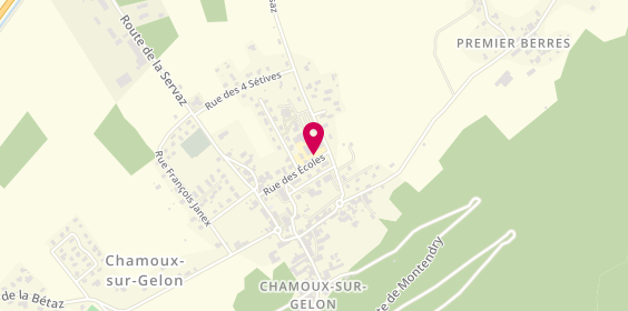 Plan de Crédit Agricole des Savoie de Chamoux SUR GELON, Place des Écoles, 73390 Chamoux-sur-Gelon