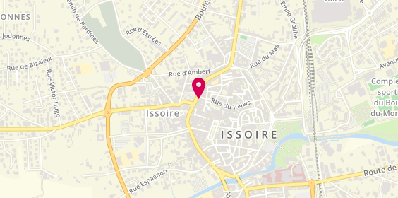 Plan de BNP Paribas - Issoire, 12 Boulevard Albert Buisson, 63500 Issoire