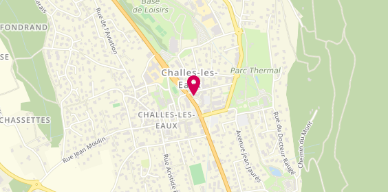 Plan de Lcl Challes Les Eaux 2169, 1313 avenue de Chambéry, 73190 Challes-les-Eaux