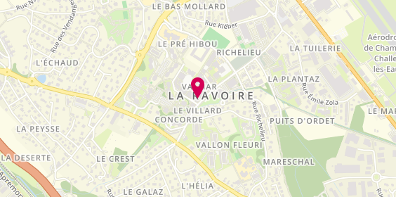 Plan de Crédit Agricole des Savoie la Ravoire, 59 Rue de la Concorde, 73490 La Ravoire