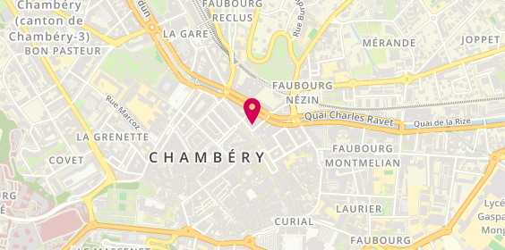 Plan de Caisse d'Epargne Chambery Colonne, 14 Boulevard de la Colonne, 73000 Chambéry