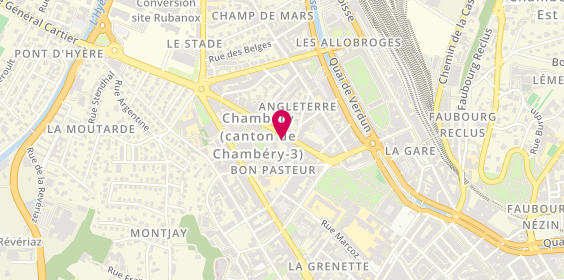 Plan de Banque de France, 161 avenue du Comte Vert, 73000 Chambéry