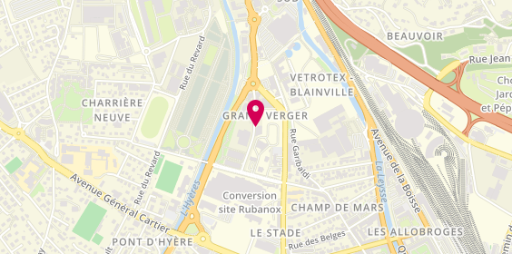 Plan de CDC Dr Auvergne Rhone-Alpes - Chambery, 137 Rue François Guise, 73000 Chambéry