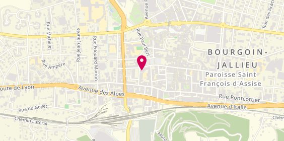 Plan de Cic, 10 Rue Diet, 38300 Bourgoin-Jallieu