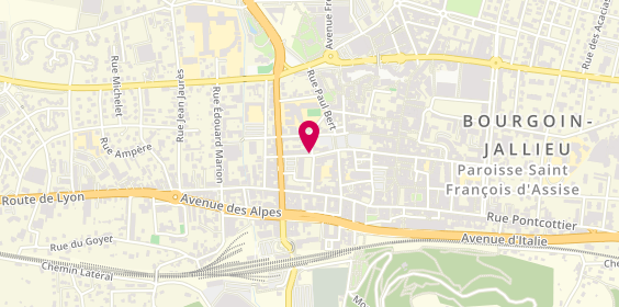 Plan de Caisse Epargne Prevoyance Rhone Alpes, Ag 433 2 Rue Doct Polosson, 38300 Bourgoin-Jallieu