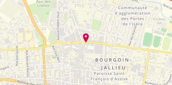 Plan de Bourgoin, 100 Rue de la Liberté, 38300 Bourgoin-Jallieu