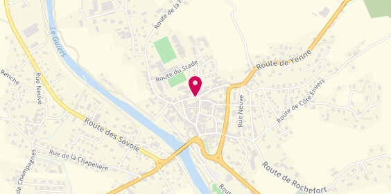 Plan de Crédit Agricole des Savoie - St Genix Sur Guiers, 22, Rue du Couventsaint Genix Sur Guiers, 73240 Saint-Genix-les-Villages