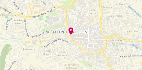 Plan de BNP Paribas, 6 place Grenette, 42600 Montbrison