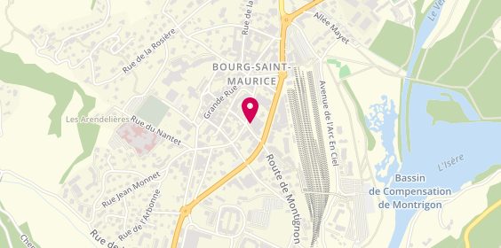 Plan de Lcl le Credit Lyonnais, 159 Route de Montrigon, 73700 Bourg-Saint-Maurice