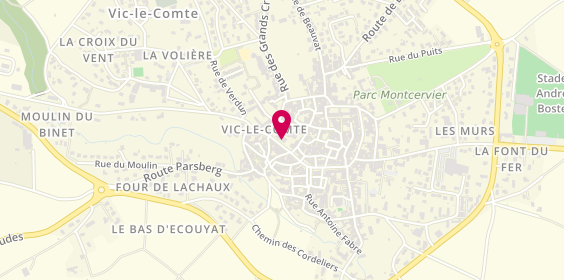 Plan de Crédit Agricole, Boulevard du Jeu de Paume, 63270 Vic-le-Comte