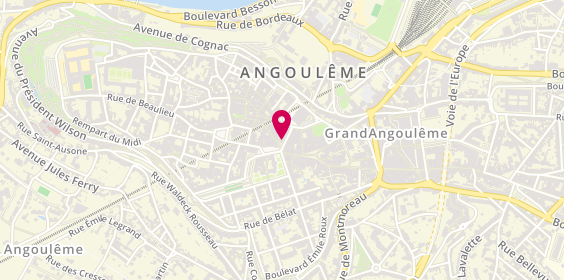Plan de Banque Populaire Aquitaine Centre Atlantique, 13 avenue du Général de Gaulle, 16000 Angoulême