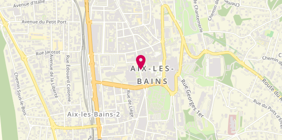 Plan de BNP Paribas - Aix Les Bains, 185 Rue du Casino, 73100 Aix-les-Bains