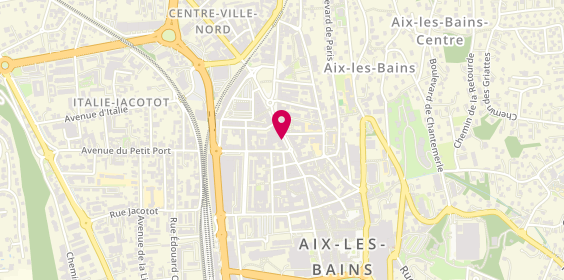 Plan de Caisse d'Epargne Aix Geneve, 305 Rue de Genève, 73100 Aix-les-Bains