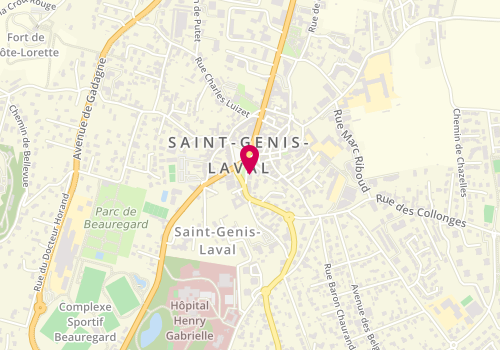 Plan de Sg, 4 place Maréchal Joffre, 69230 Saint-Genis-Laval