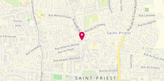 Plan de Caisse d'Epargne St Priest 2, 35 Grande Rue, 69800 Saint-Priest