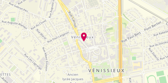 Plan de BNP Paribas - Venissieux, 47 avenue Jean Jaurès, 69200 Vénissieux