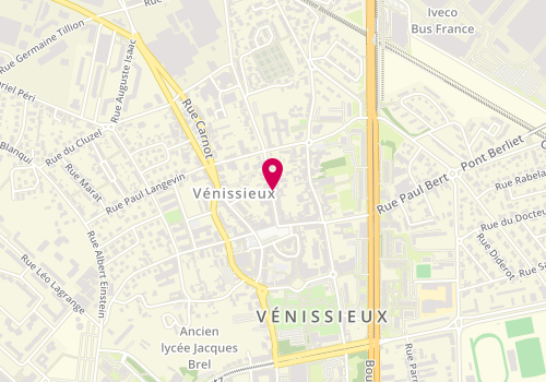 Plan de Caisse d'Epargne Vénissieux, 59 Boulevard Laurent Gérin, 69200 Vénissieux