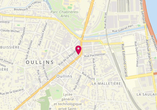 Plan de MACIF, 82 Grande Rue, 69600 Oullins-Pierre-Bénite