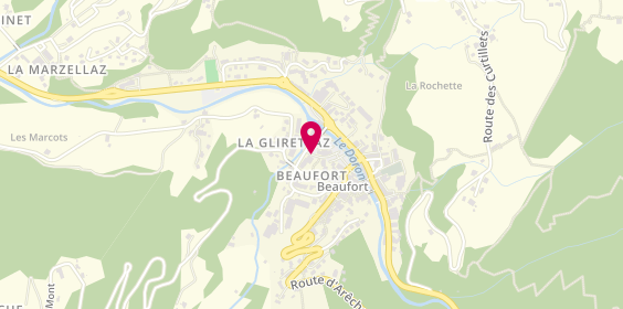 Plan de Crédit Agricole des Savoie, place Roger Frison-Roche, 73270 Beaufort