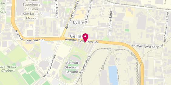 Plan de Lyon Crfi, 74 avenue Tony Garnier, 69007 Lyon