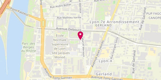 Plan de Cic, 32 Rue Jacques Monod, 69007 Lyon