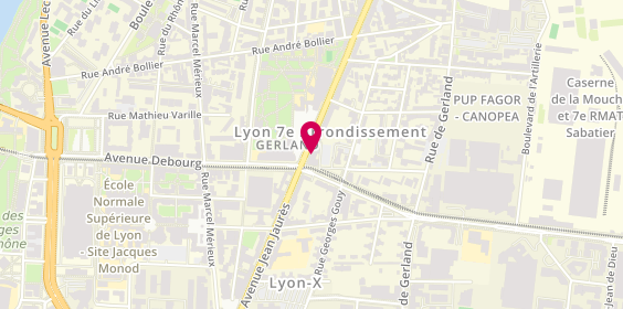 Plan de Crédit Mutuel, 259 avenue Jean Jaurès, 69007 Lyon