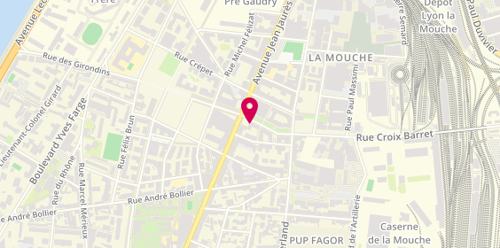 Plan de LCL Banque et assurance, 4 Rue Marie Madeleine Fourcade, 69007 Lyon