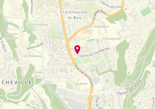Plan de Caisse d'Epargne Francheville, 49 avenue du Chater, 69340 Francheville
