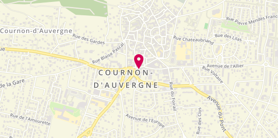 Plan de LCL, 1 place Joseph Gardet, 63800 Cournon-d'Auvergne